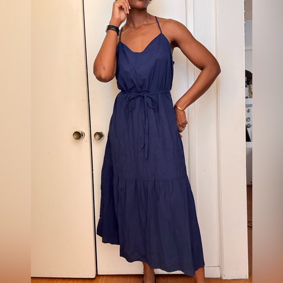 Universal Thread Deep Blue Maxi Dress - Picture 3 of 10